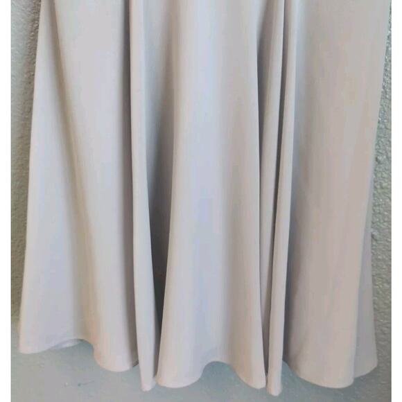 Lulu's Forevermore Gray Halter Skater Dress Size XSmall - Picture 9 of 16